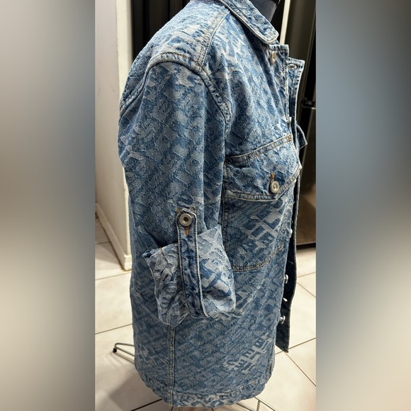 Diesel Women’s logo Jeans Jacket Size S - Picture 5 of 11